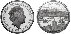 World Coins - * Elizabeth II 2022 silver proof 2oz City Views London