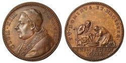 World Coins - Pope Clement XIII, The Washing of the Feet.