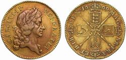 World Coins - Charles II 1669 Guinea, third laureate bust, very rare date