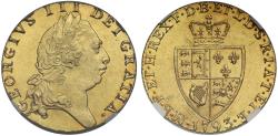World Coins - George III 1793 Guinea Spade reverse, NGC MS62