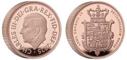 World Coins - * Charles III 2025 PF70 UCAM Piedfort Sovereign