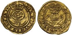 World Coins - James I gold Thistle Crown, 2nd coinage, I and R omitted on reverse mm tower