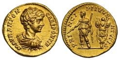 Ancient Coins - Caracalla, Gold Aureus, Rome mint, NGC Ch AU, strike 5/5, surface 3/5