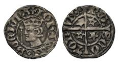 World Coins - Scotland, John Baliol Penny, 2 mullets and 2 star reverse, pellet handle RARE