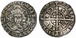 World Coins - Edward IV, First Reign, Light Coinage Groat, class Vd, mm. sun, ex Elmore Hoard