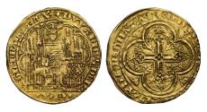 World Coins - Edward III gold Ecu d'Or Bordeaux mint