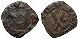 World Coins - Scotland, James III, Regal Issues 'Black Money' Farthing type I, Edinburgh mint