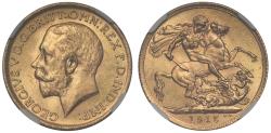 World Coins - George V 1915 Sovereign MS64