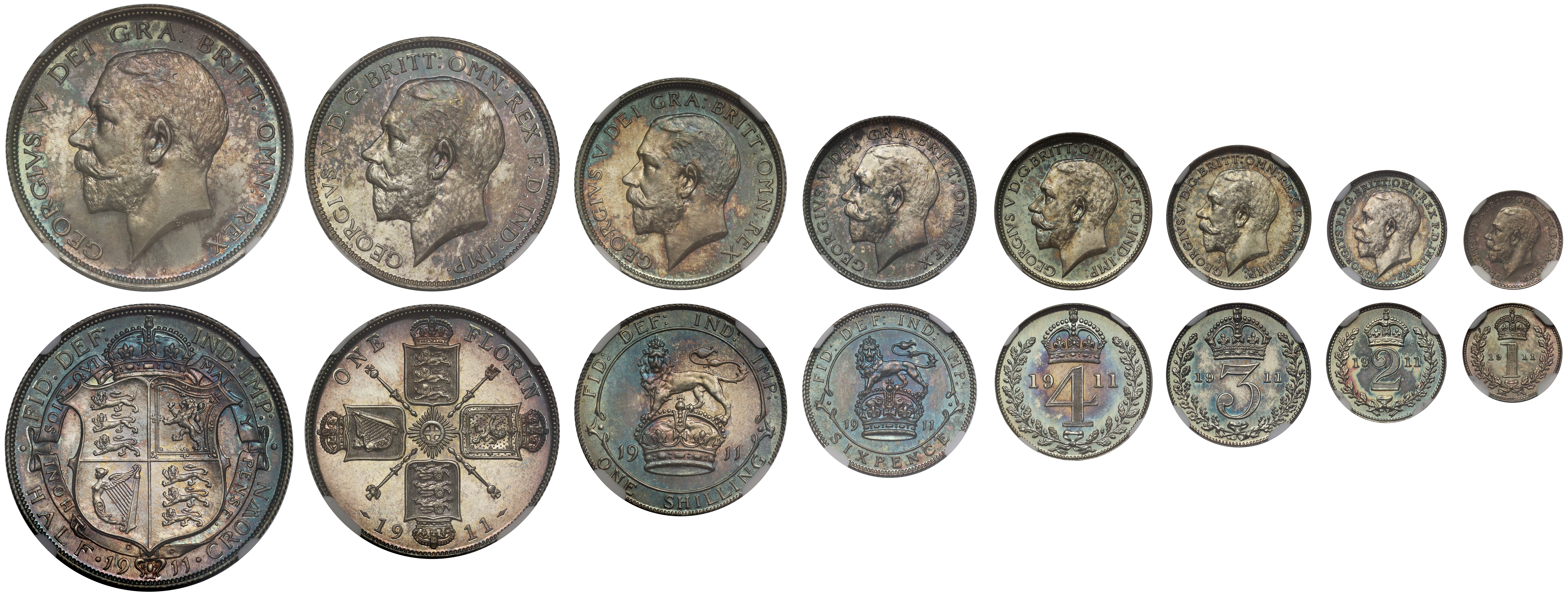 英国 NGC PF65 1911年 レトロイシュークラウン 英国コイン NGC PF65 1911年 レトロイシュークラウン | Acquista