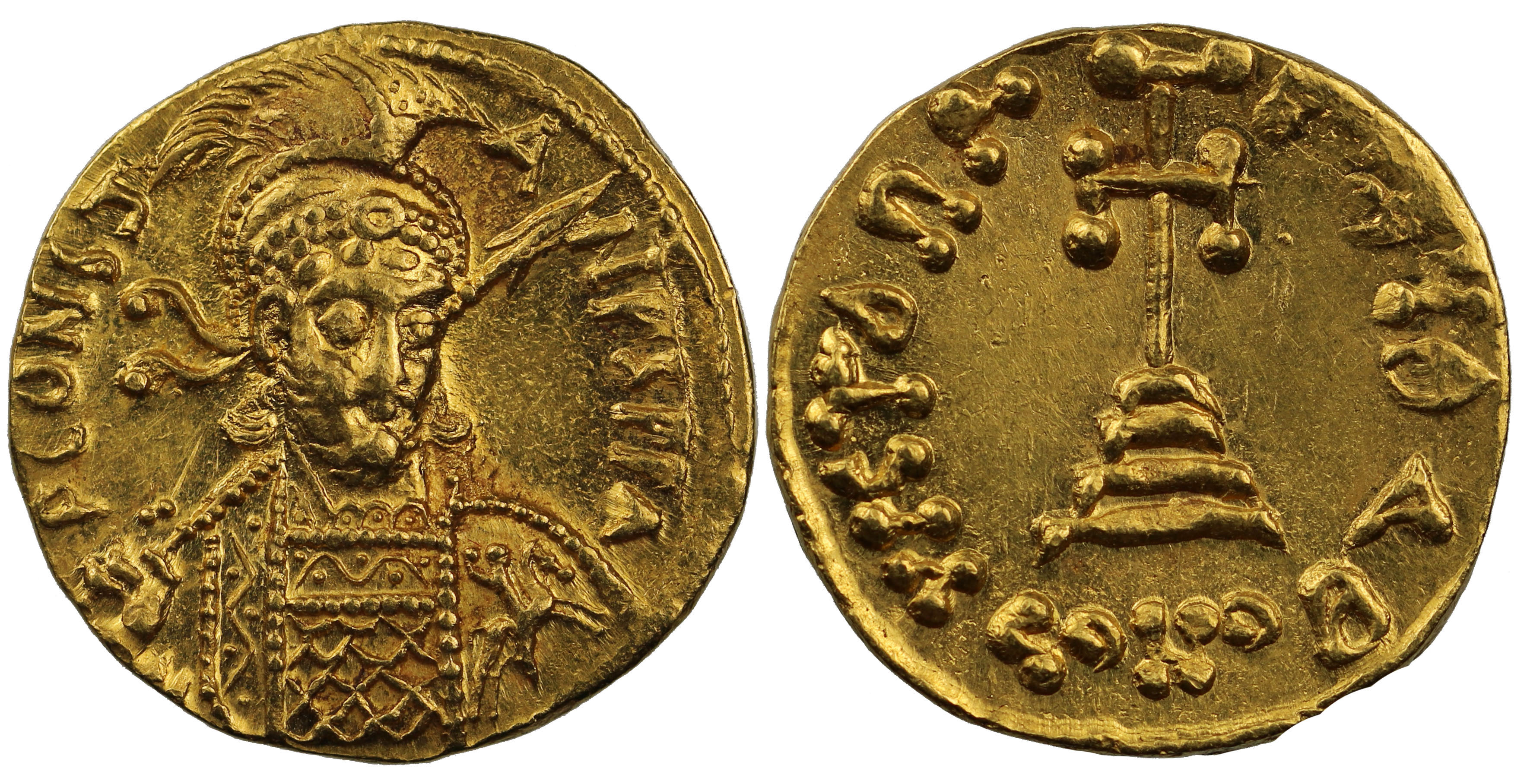 Monnaie Empire Byzantin - Solidus Or Constantin IV - Constantinople 668-685 - Rare