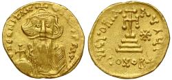 Ancient Coins - Constans II, Lightweight Solidus of 23 Siliquae, Constantinople.