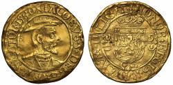 World Coins - Scotland, James V gold ducat 1540 Bonnet Piece of Forty Shillings