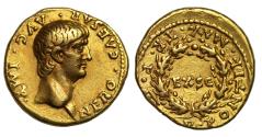 Ancient Coins - Nero, Gold Aureus, NGC Choice VF, Strike 4/5, Surface 2/5