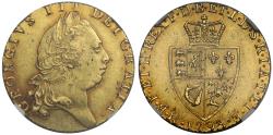 World Coins - George III 1793 Guinea Spade reverse AU58