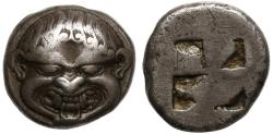 Ancient Coins - Macedon, Neapolis, Silver Stater, c. 500-480 BC.