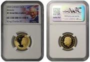 World Coins - *Charles III 2024 gold PF70 UCam 1/4oz Britannia