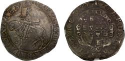 World Coins - Charles I Halfcrown Tower Mint mm bell, NGC XF45 tied for finest graded