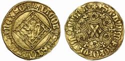 World Coins - Scotland, James I gold Demy, type III, extra A at end of reverse legend