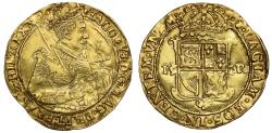 World Coins - Scotland, James VI gold Unit, with Scottish arms featuring twice, type II