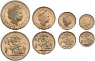 World Coins - * Elizabeth II 2003 4-coin proof Set