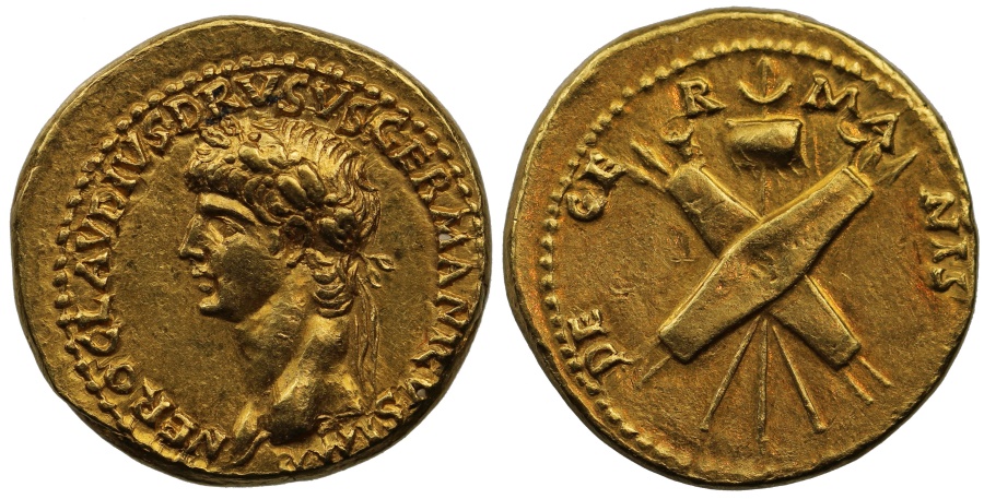 Nero Claudius Drusus, Gold Aureus | Roman Imperial Coins