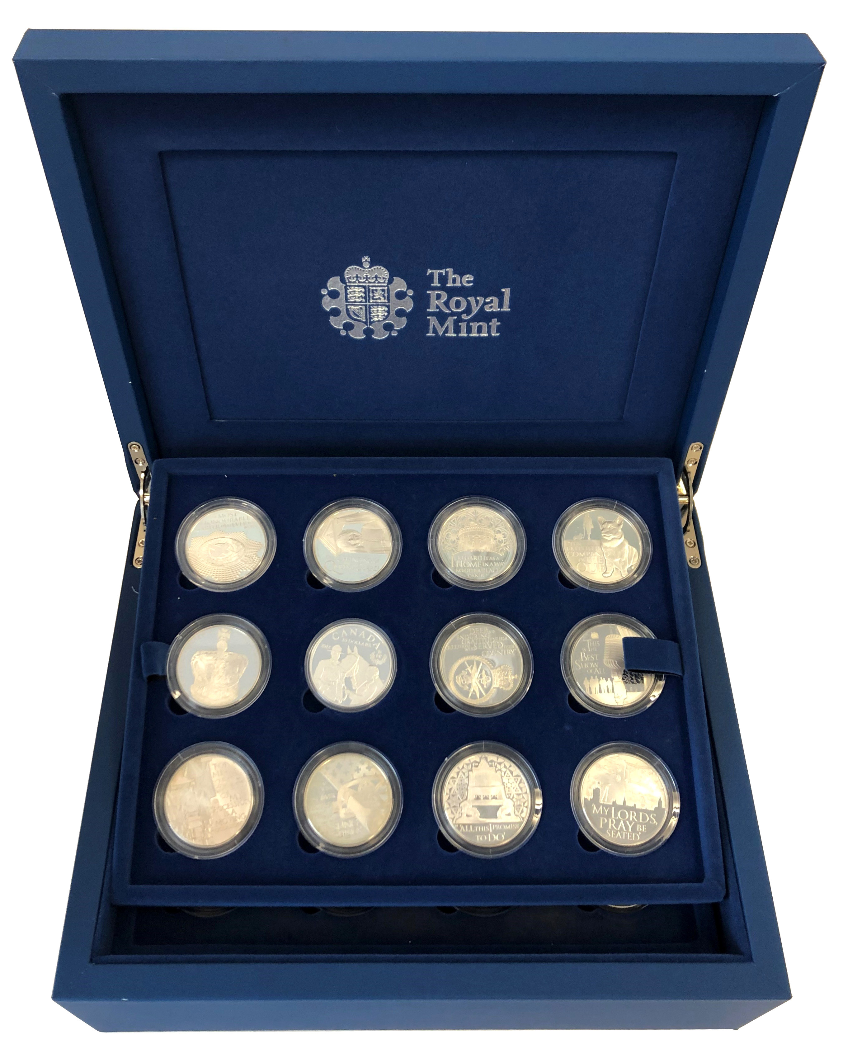 Elizabeth II 2012 silver proof 24-coin Set | European Coins