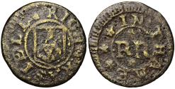World Coins - 17th Century Farthing Token Oxfordshire, Thame, Richard Rastell, Mercer