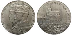 World Coins - George V, Silver Jubilee 1935, large silver medal.