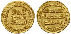 World Coins - Umayyad, Gold Dinar, AH90, NGC MS65.