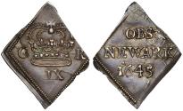 World Coins - Charles I 1645 Ninepence, Newark, siege piece issued under duress