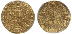 World Coins - Edward III Quarter-Noble Treaty Period PCGS MS64
