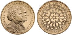 World Coins - * Elizabeth II 2007 PF70 Ultra Cameo Five-Pounds Diamond Wedding