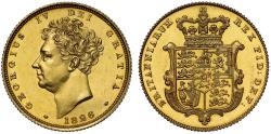 World Coins - George IV 1826 proof Sovereign bare head NGC PF62 CAM