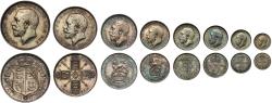 World Coins - George V 1911 8-coin silver proof Set for Coronation