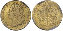 World Coins - George II 1740 Half-Guinea, intermediate head, extremely rare date VF DETAILS