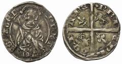 World Coins - Anglo-Gallic, Edward the Black Prince silver Hardi d'Argent, Limoges mint