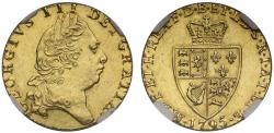 World Coins - George III 1795 Guinea, fifth head, spade reverse, NGC MS60