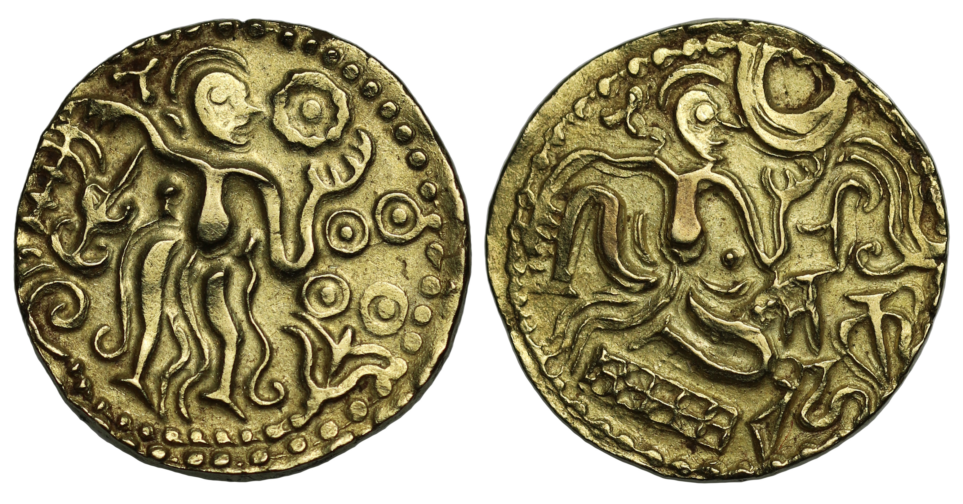 【古銭】スリランカ　1/8 Kahavanu Sri Lanka Anynomyous Kahavanu | Asian and Middle Eastern Coins