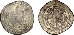 World Coins - Charles I Halfcrown Tower Mint, mm anchor, AU50