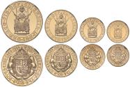 World Coins - Elizabeth II 1989 4-coin gold proof Set PF70 UCAM