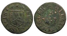 World Coins - 17th Century Kent Farthing, Milton next Sittingbourne, William Bissy Mercer