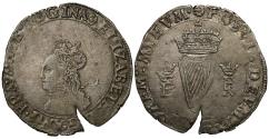 World Coins - Ireland, Elizabeth I 1558 Groat mm. rose, REGINA reading