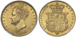 World Coins - George IV 1826 Sovereign, second year of bare head, MS61