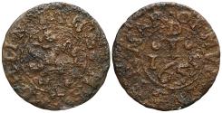 World Coins - Ireland, Co Westmeath, 17th century Penny, James Melaghlin