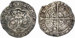 World Coins - Edward IV, First Reign, Light Coinage Groat, York, class VII, mm. lis