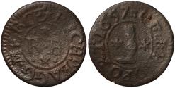 World Coins - Dorset 17th century Token, Bridport, Farthing, Richard Bagg, Mercer, 1657