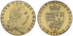 World Coins - George III 1798 Guinea, fifth head, spade type reverse PCGS MS63