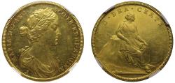 World Coins - Coronation of Mary of Modena, 1685, Gold Medal, MS61.