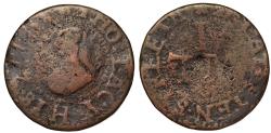 World Coins - 17th Century London Token, Cateaton Street, Thomas Lacy, bust of Roxcel Lana