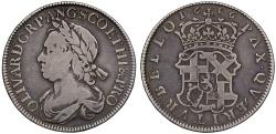 World Coins - Oliver Cromwell 1656 Halfcrown